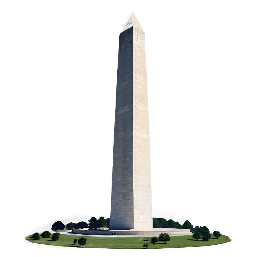 Grayscale Washington Monument Art Png Eqv80 PNG