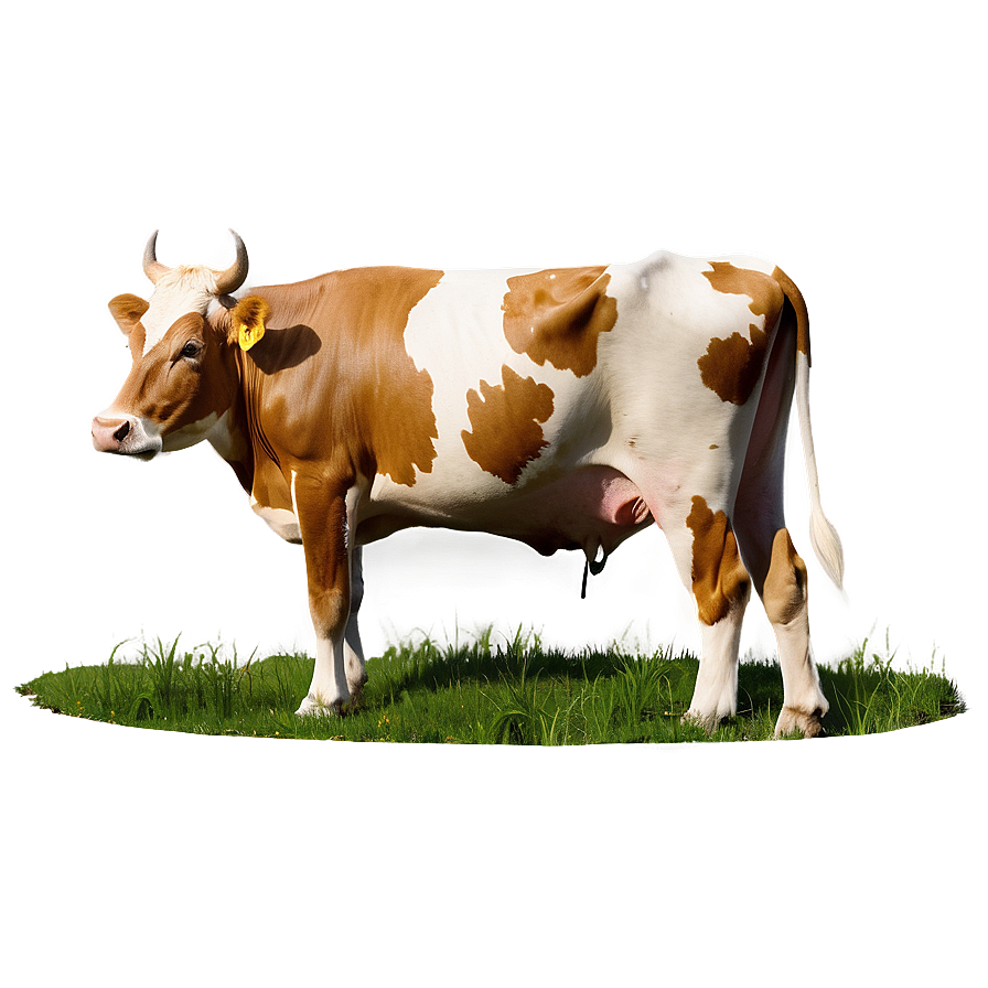 Grazing Cow Png 05032024 PNG
