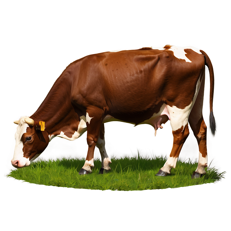 Grazing Dairy Cow Png 44 PNG