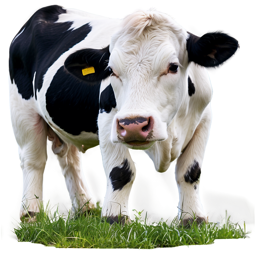 Grazing Dairy Cow Png Frg17 PNG