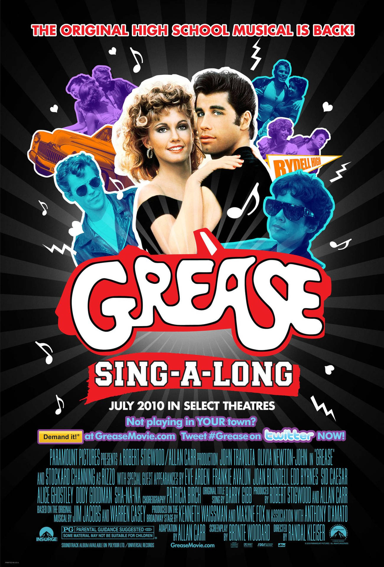 Grease Movie Poster Wallpaper