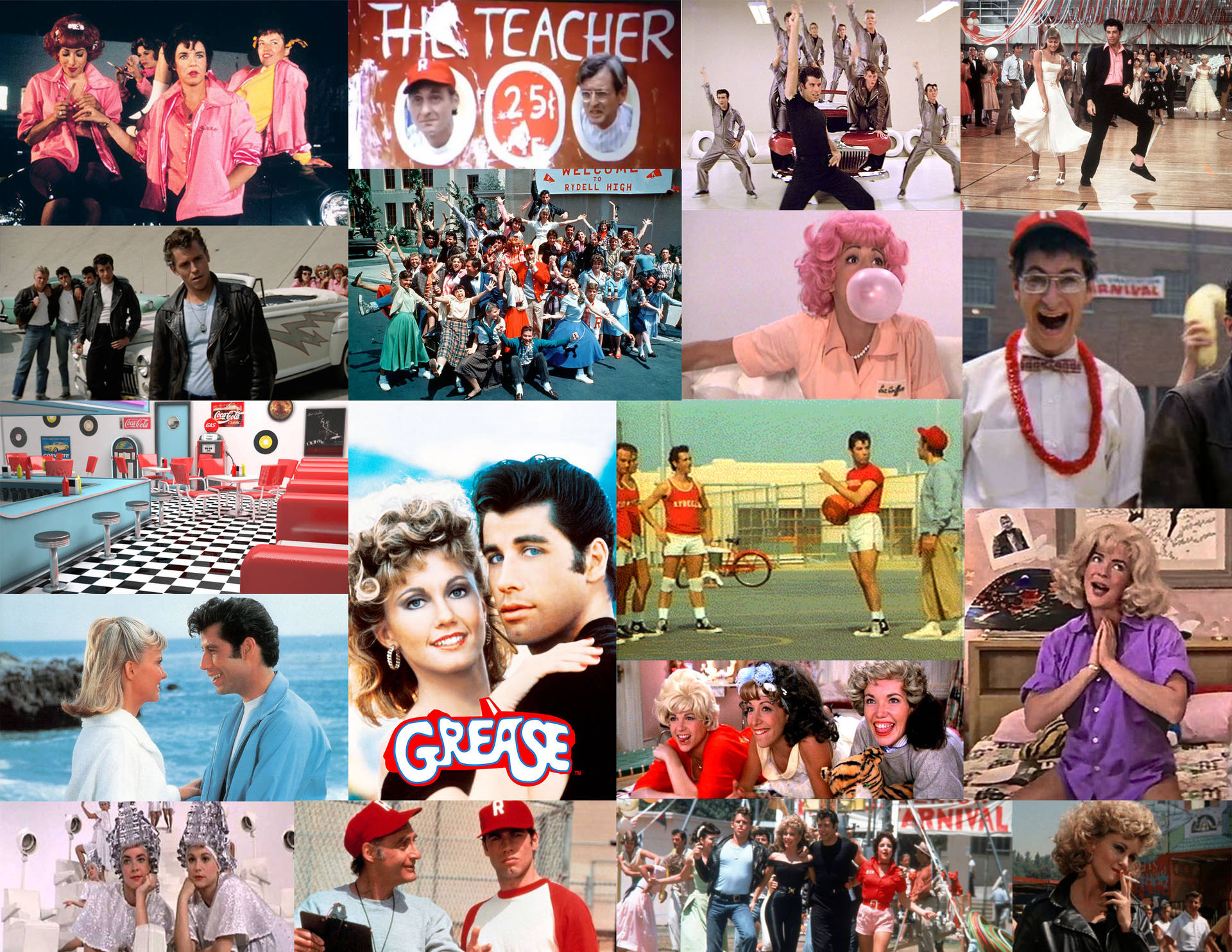 Grease Photograph Collection Background