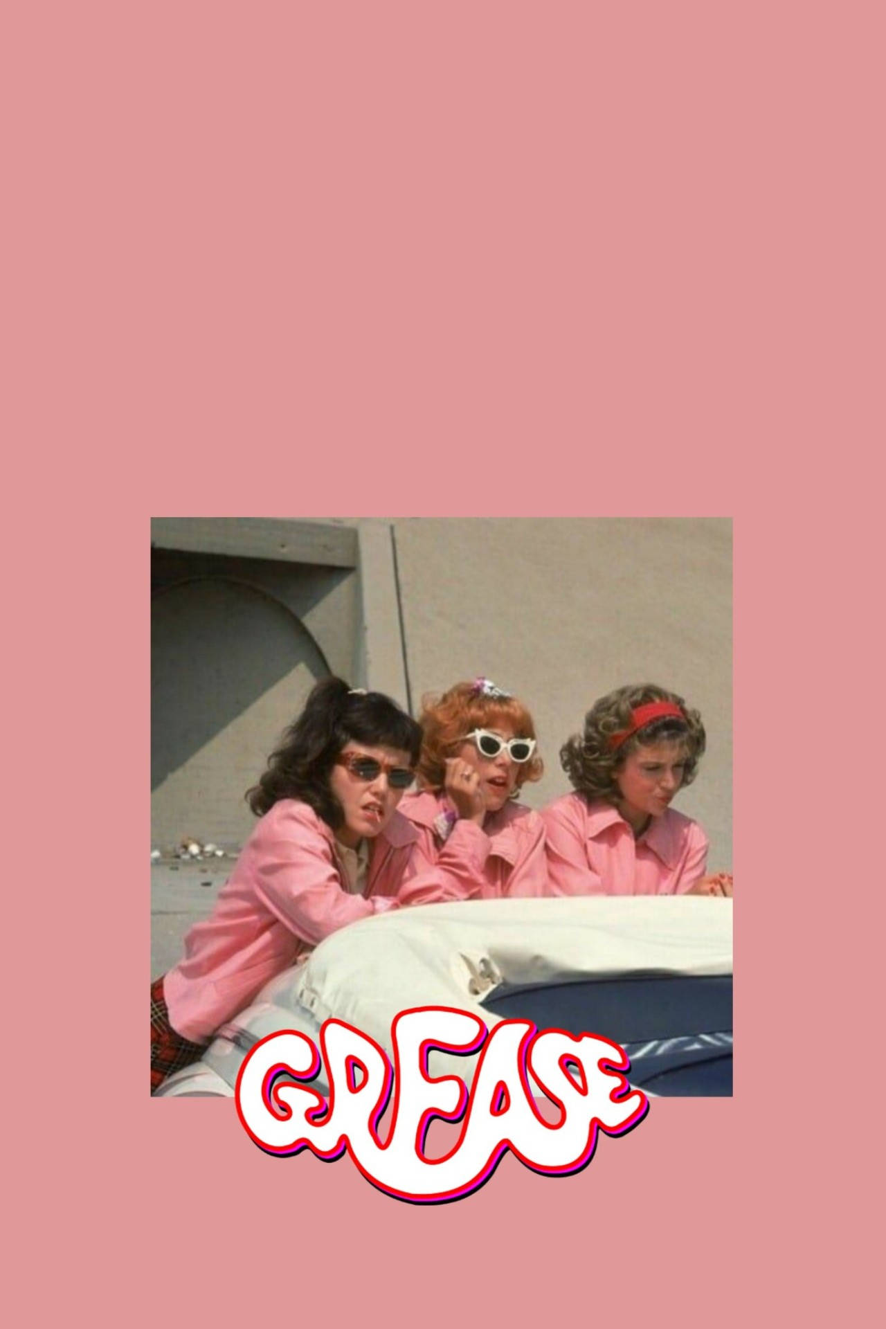 Grease Pink Ladies Members Background