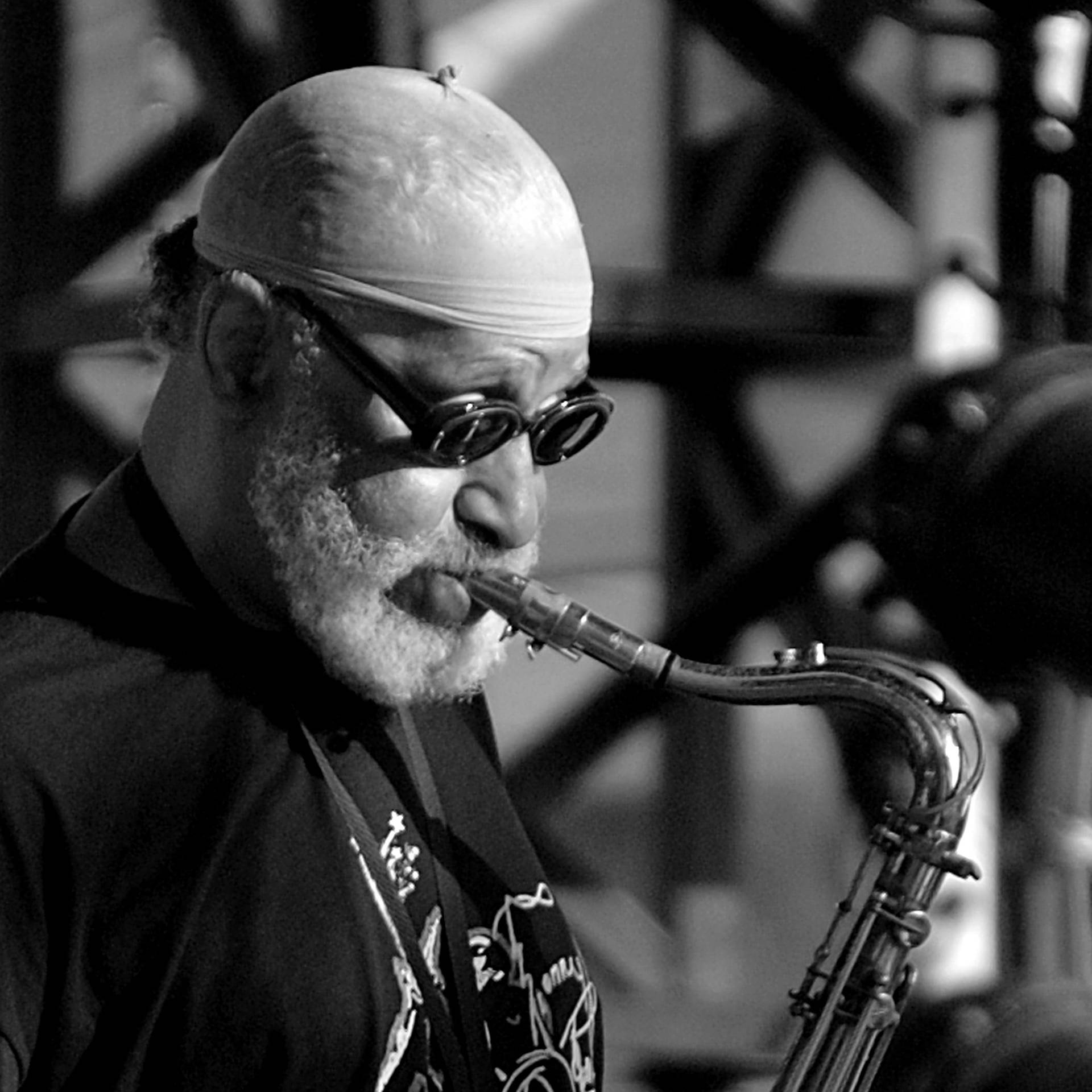 Storamerikansk Saxofonist Sonny Rollins. Wallpaper