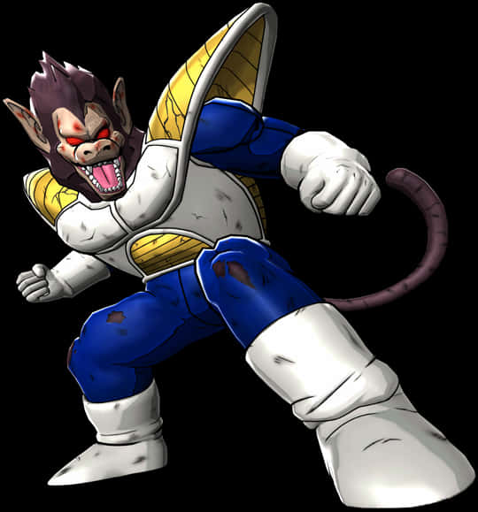 Great Ape Vegeta Rampage PNG