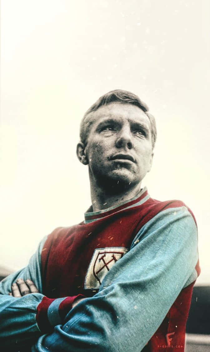 Great Athlete Bobby Moore Wallpaper