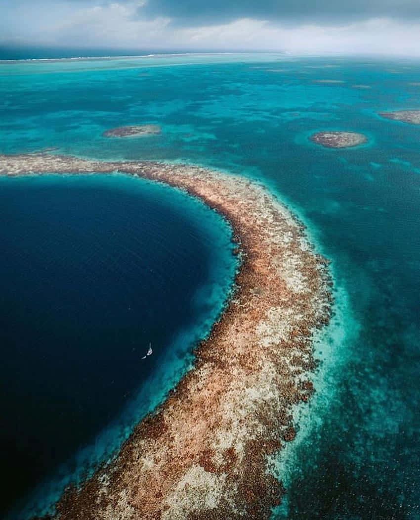 Storablue Hole Reef Sidor Wallpaper
