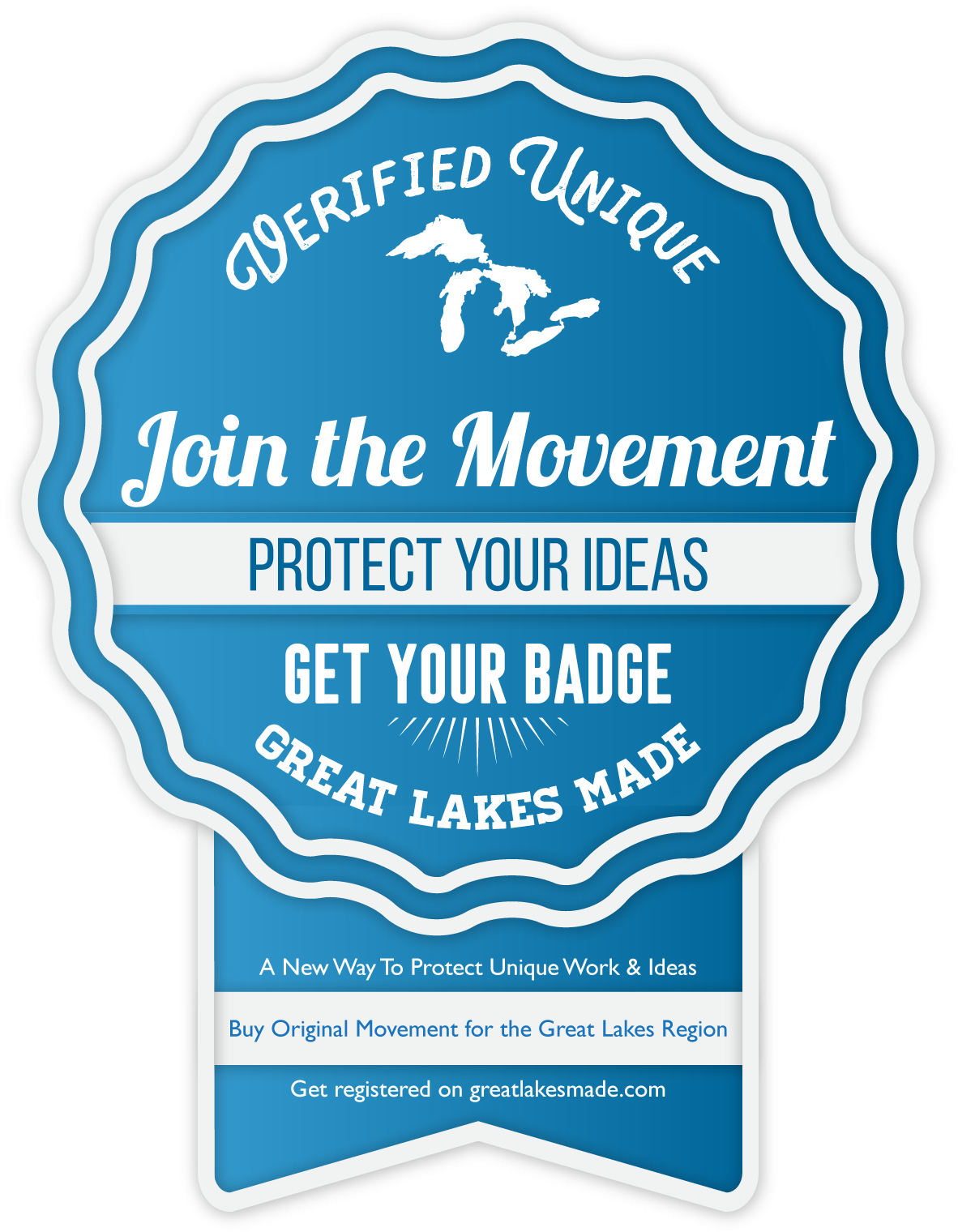 Great Lakes Movement Badge PNG