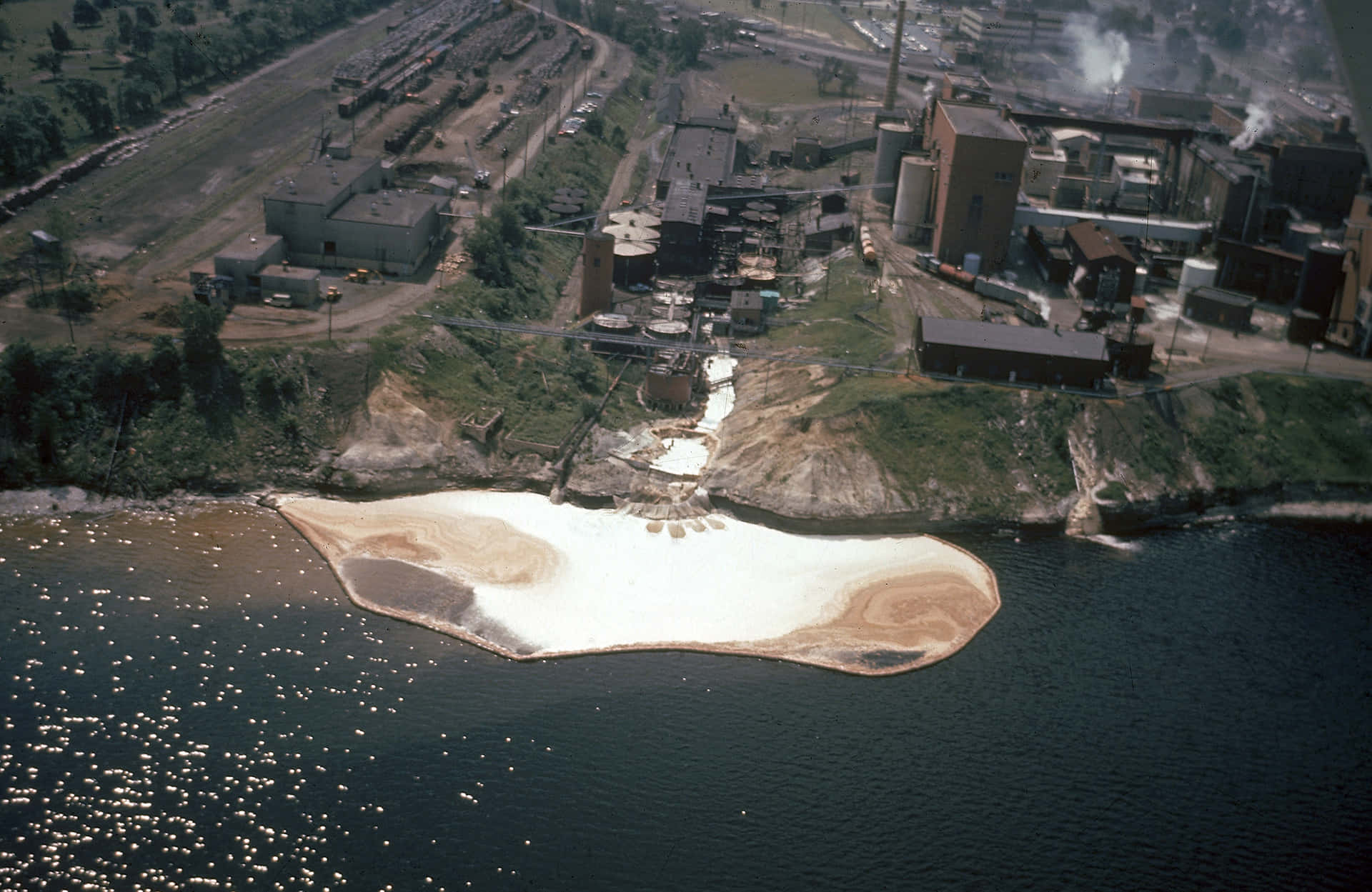 Bildvon Der Verschmutzung Des Eriesees