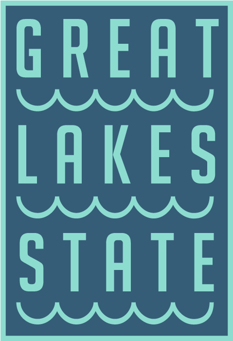 Great Lakes State Poster PNG