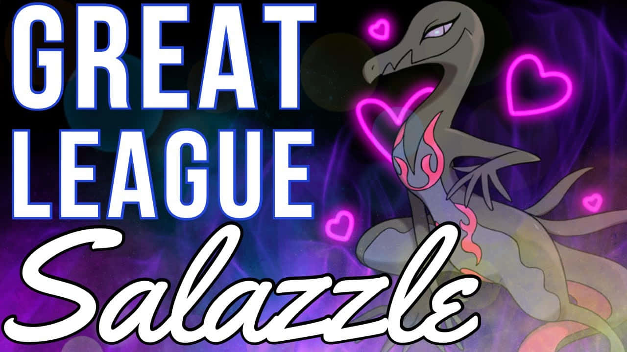 Stunning Smoky Shades of Salazzle in the Great League Pokemon Wallpaper