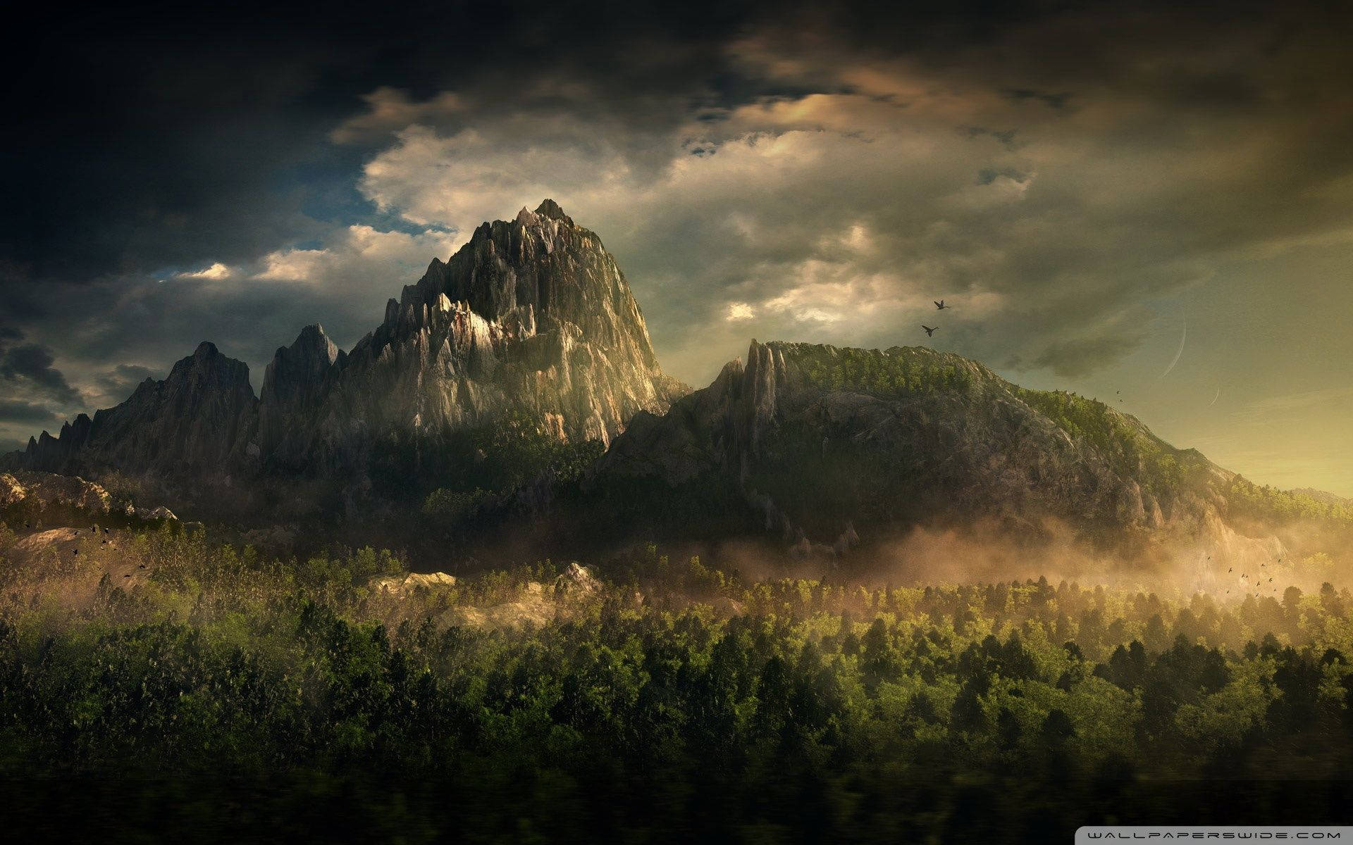 Great Mountain Landscape Wallpaper