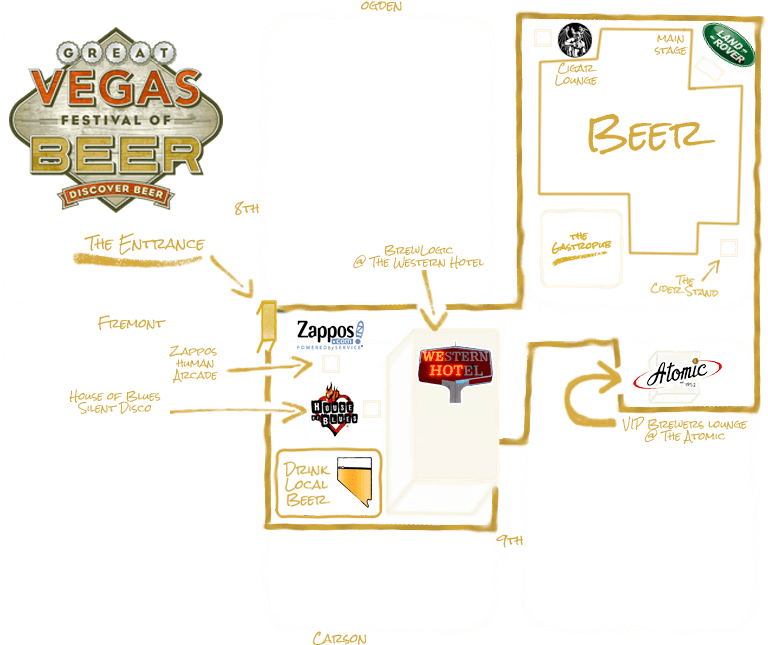 Great Vegas Festivalof Beer Map PNG