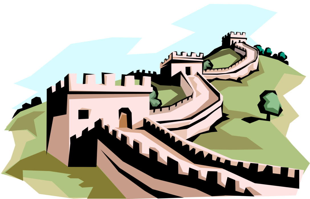 Great Wallof China Illustration PNG