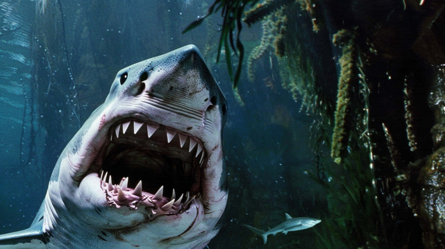 Great_ White_ Shark_ Open_ Mouth Wallpaper