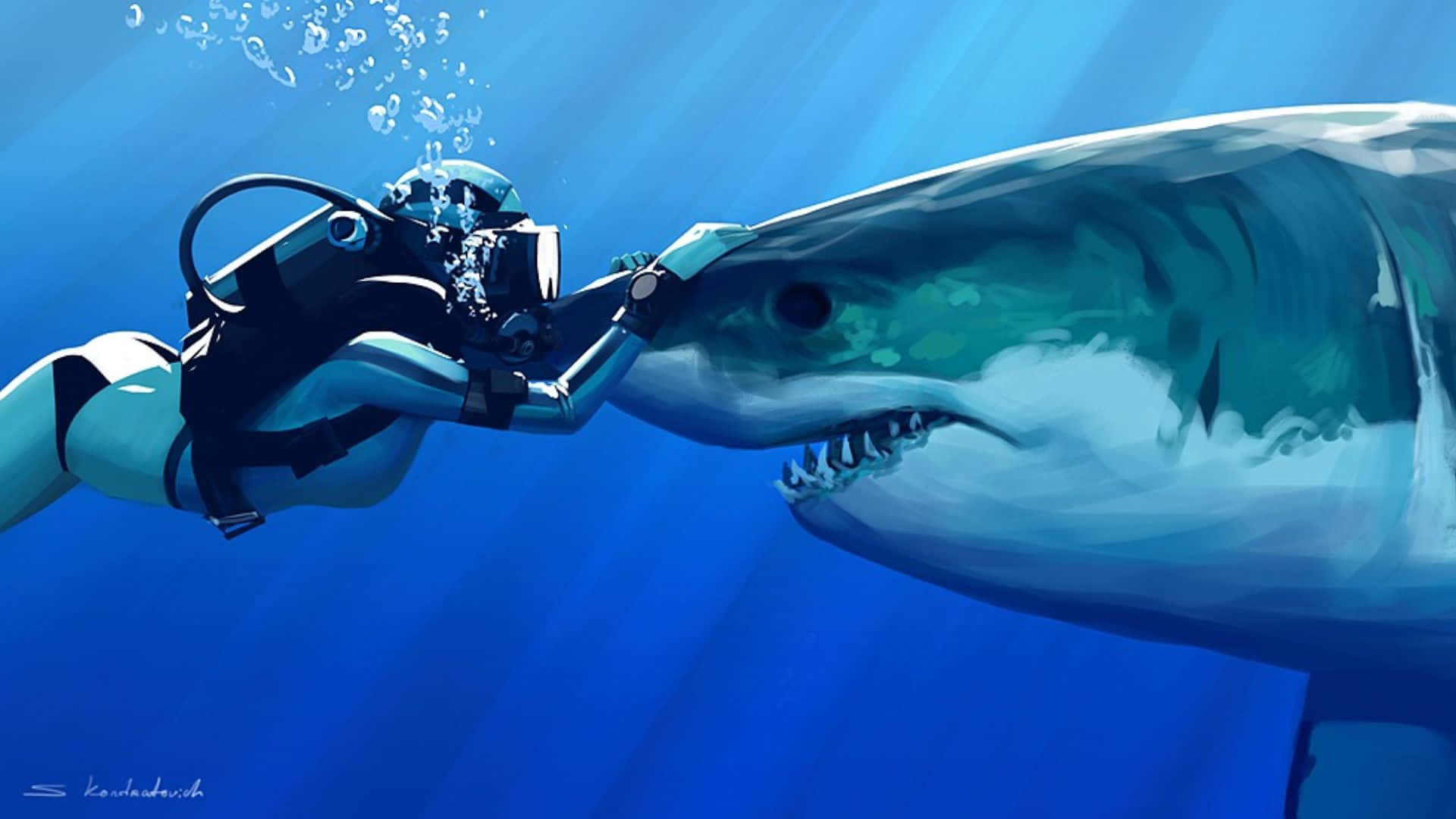 "The Great White Shark: A Powerful Ocean Predator"