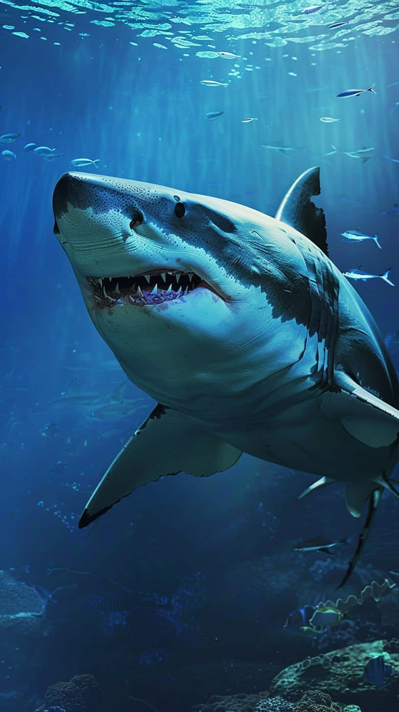 Great_ White_ Shark_ Underwater_ Adventure.jpg Wallpaper