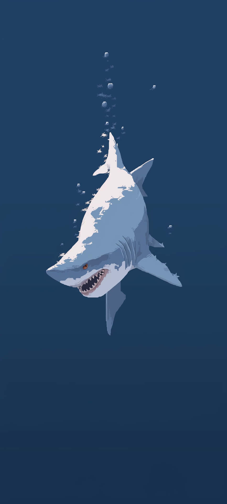 Great_ White_ Shark_ Vector_ Art Wallpaper
