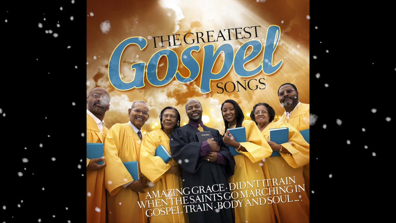 Grootste Gospel Songs Album Cover Achtergrond