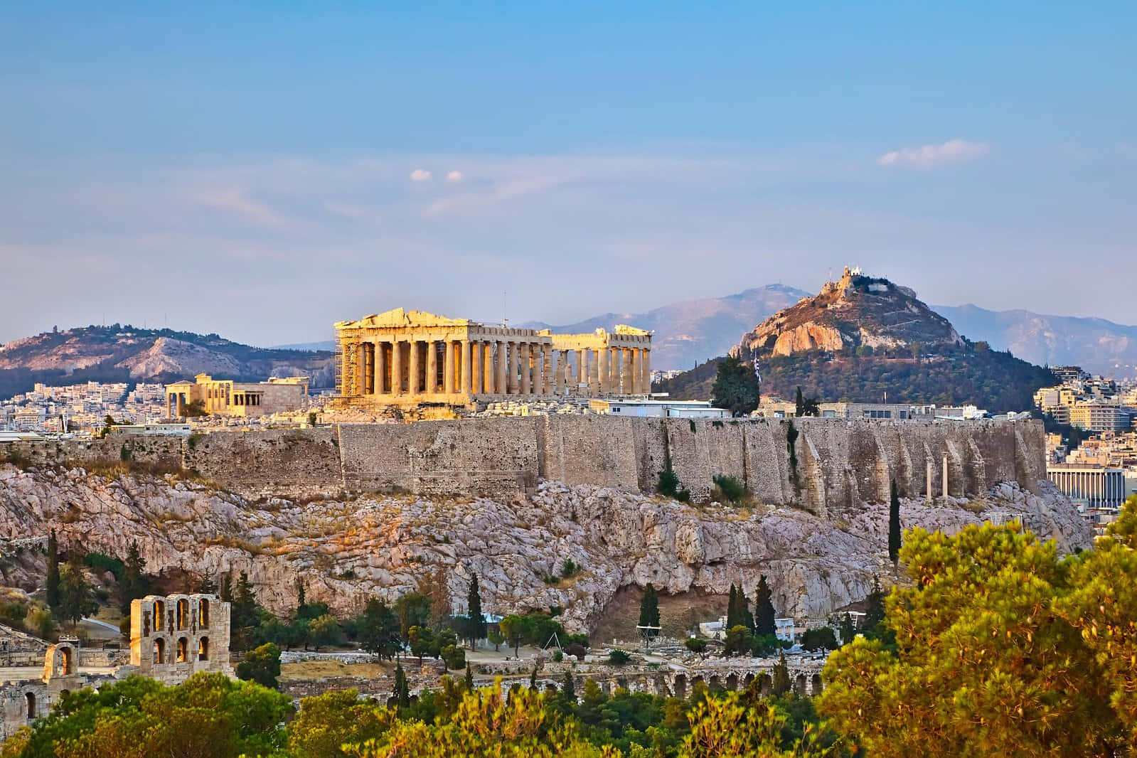 Akropolis,grekland - Rundtur På Akropolis