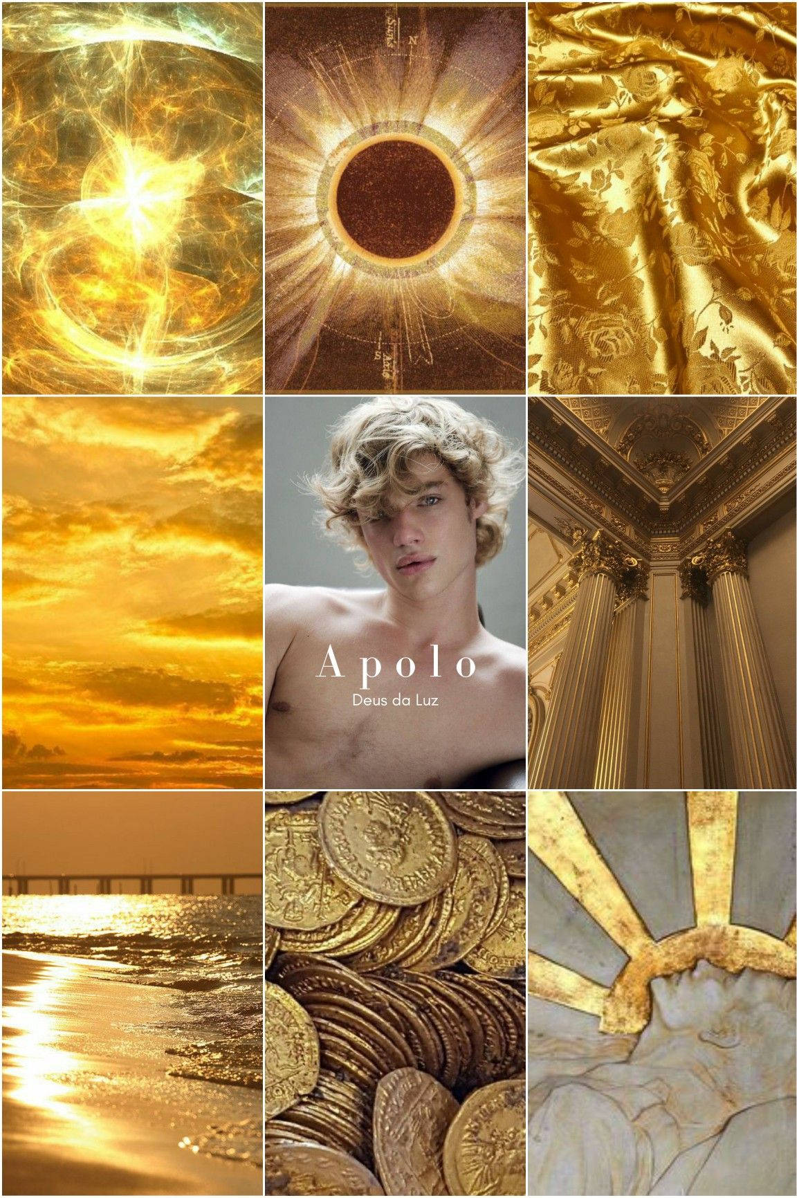 A Collage Of Photos With The Word Apollo Wallpaper