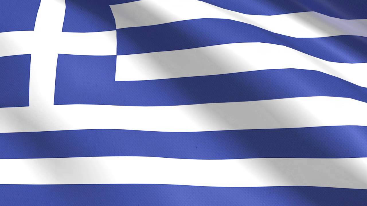 Græsk Flag Nationalt Symbol Wallpaper