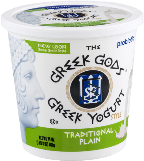 Greek Gods Traditional Plain Greek Yogurt PNG