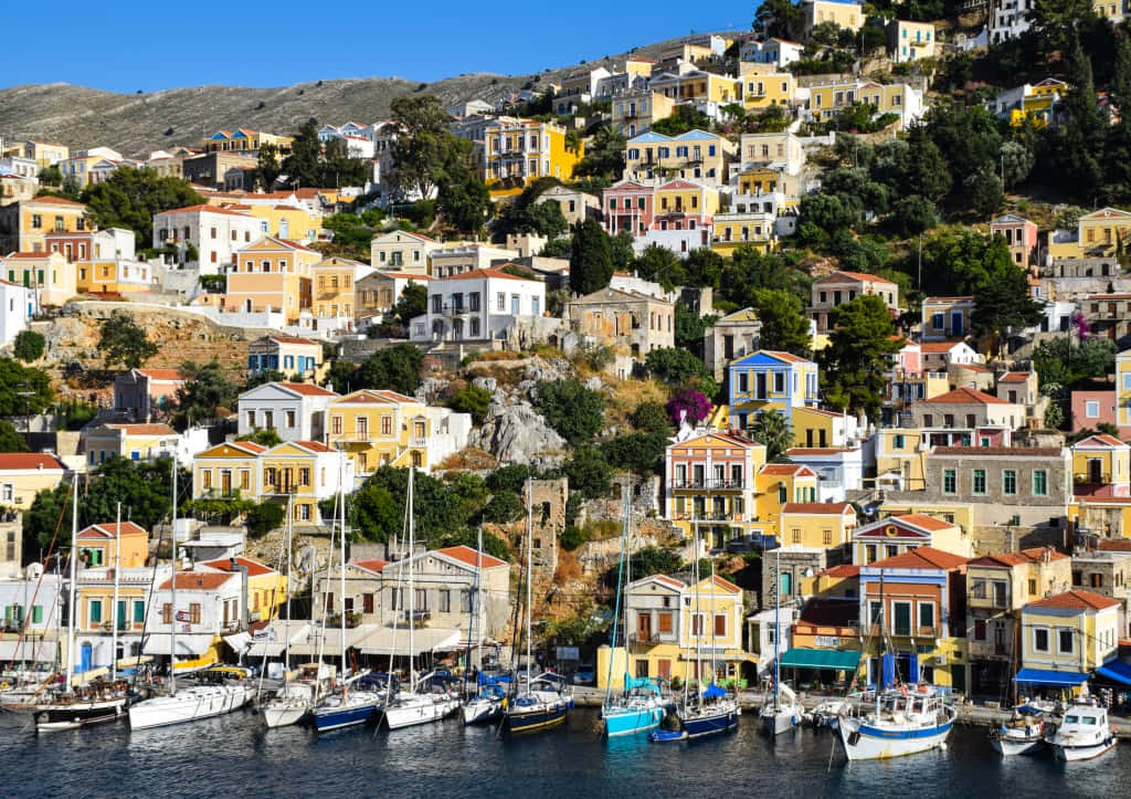 Greek Island – A Mediterranean Paradise Wallpaper