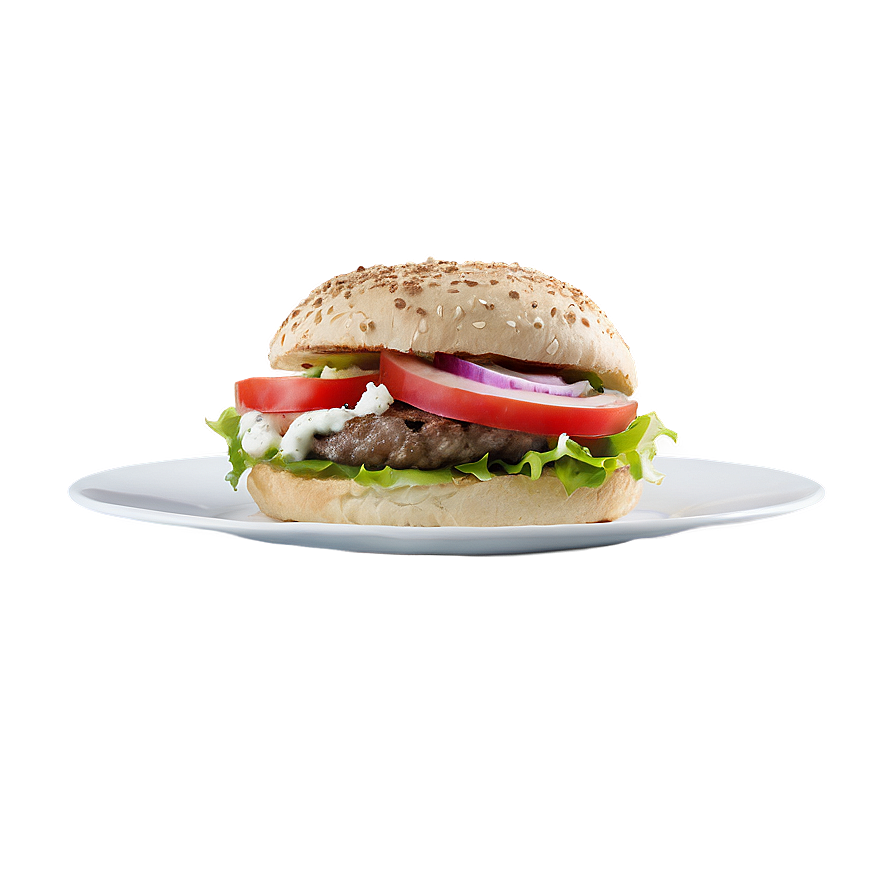 Greek Lamb Feta Burger Png 18 PNG