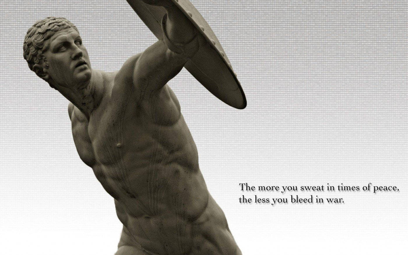 Greek Statue Quote Wallpaper