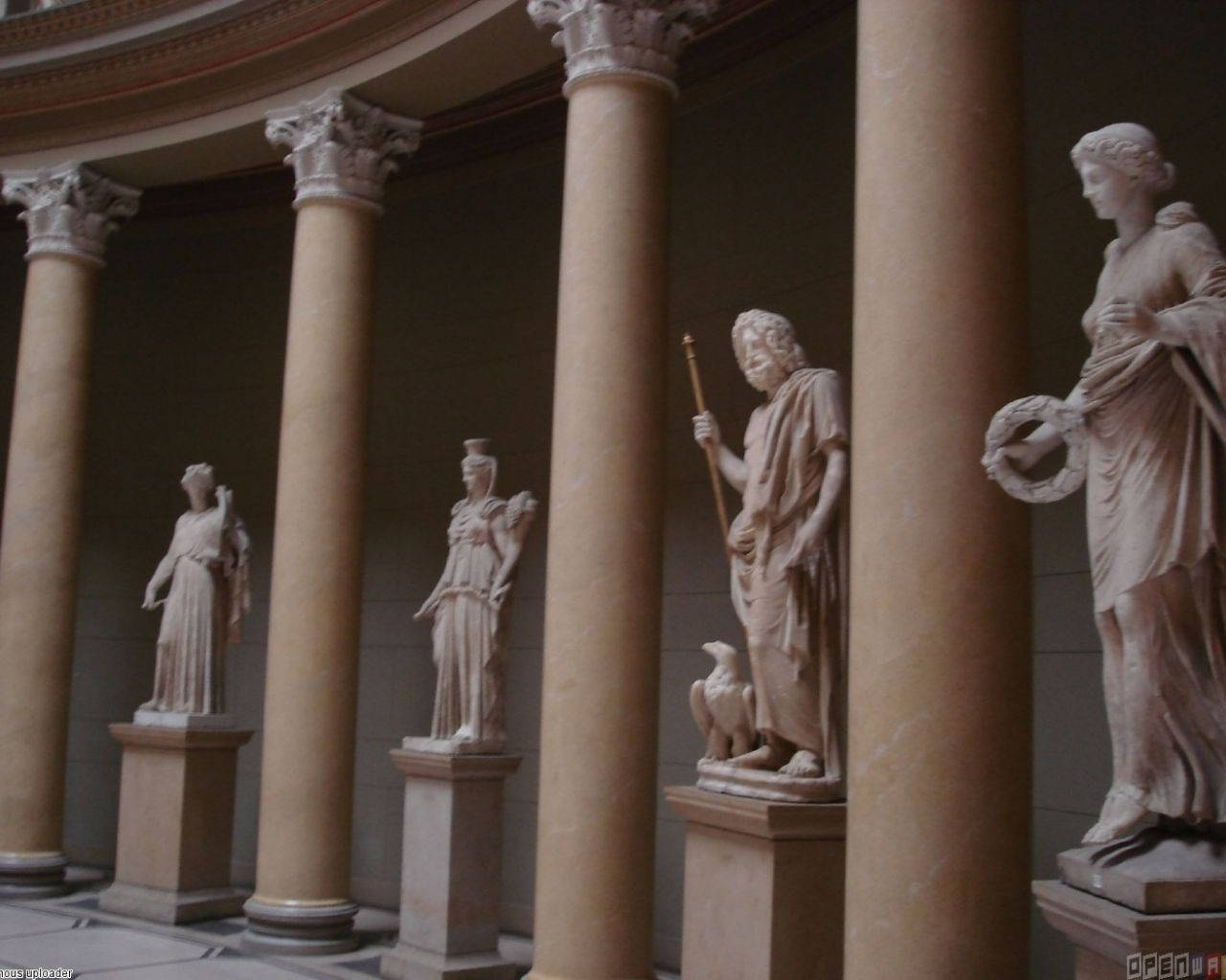 Seriede Estatuas Griegas Fondo de pantalla