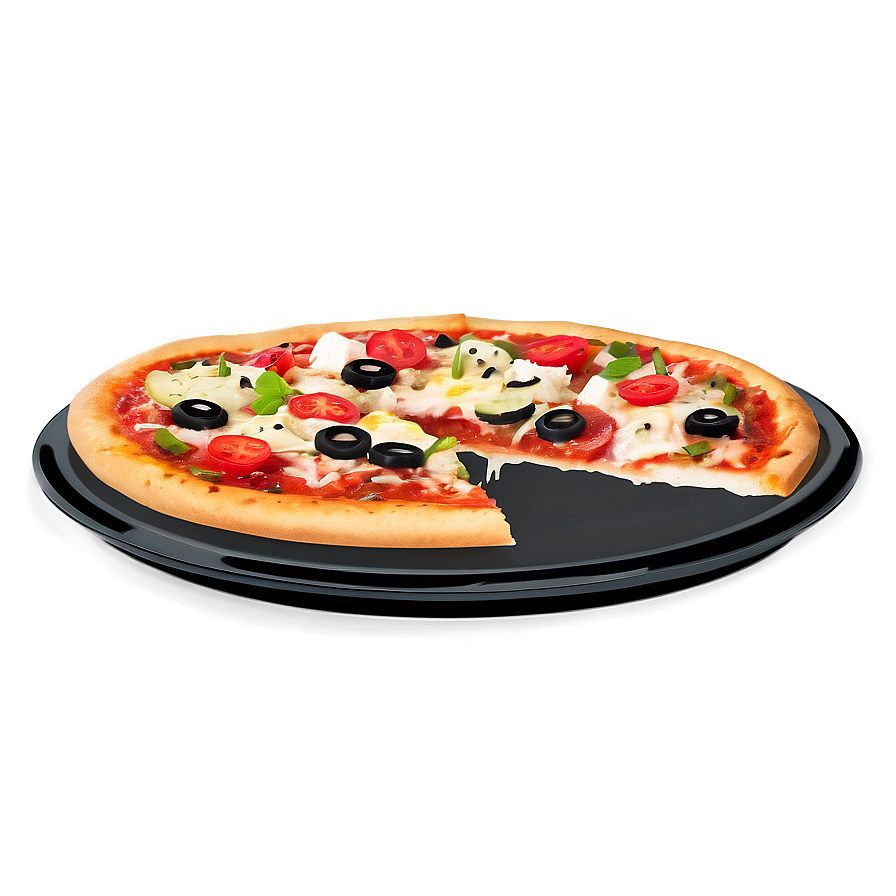 Greek Style Pizza Png 6 PNG