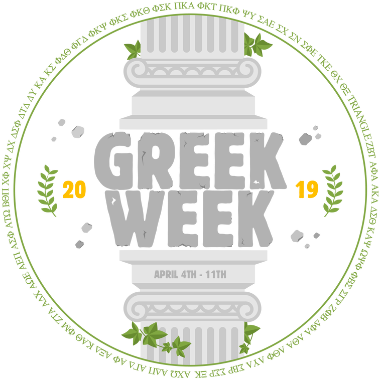 Greek Week Event Poster2019 PNG