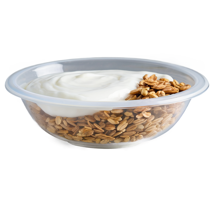 Greek Yogurt With Granola Png Wgx PNG