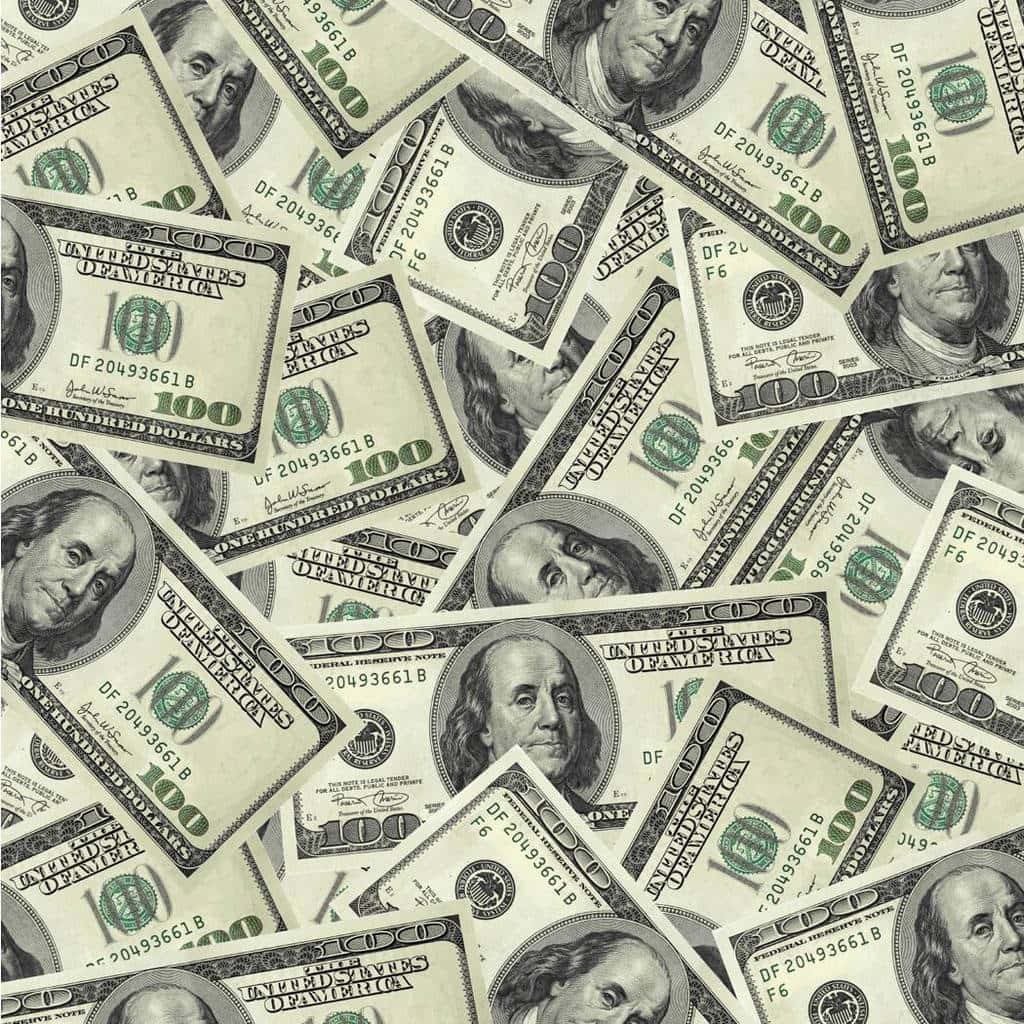 Green 100 Bills Cash Wallpaper