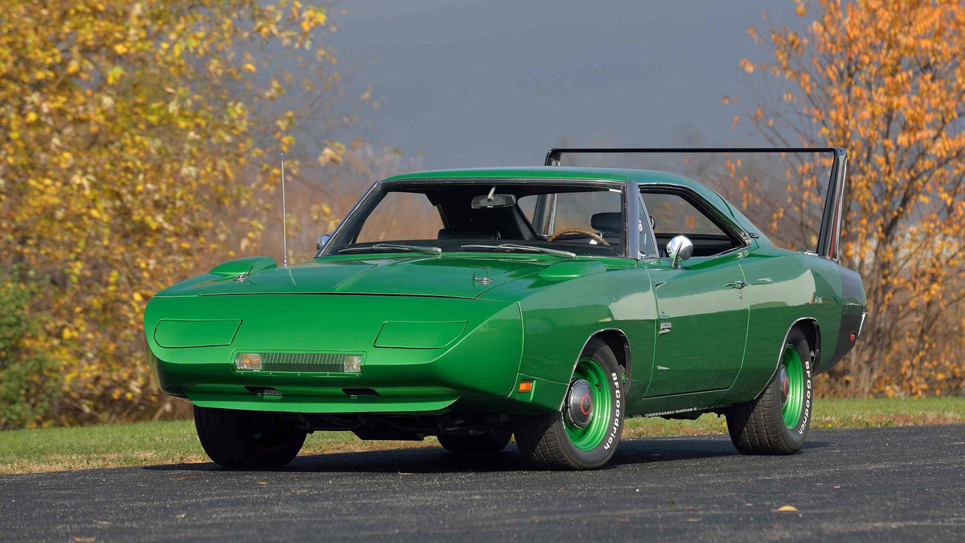 Green 1969 Dodge Charger Daytona