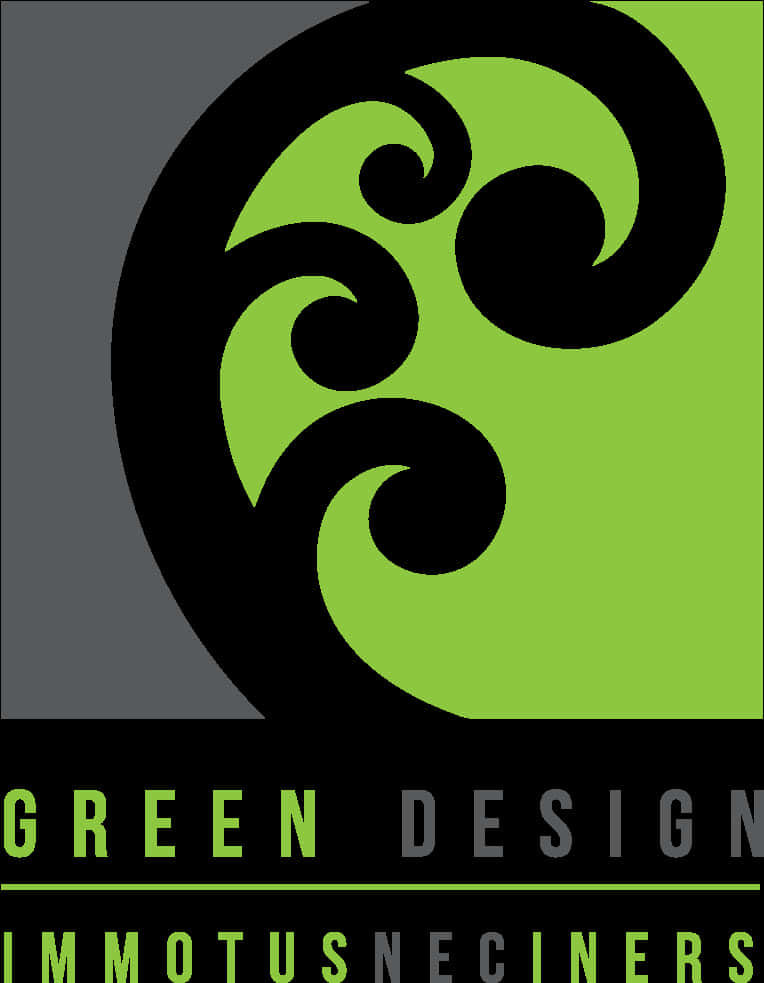 Green Abstract Design Graphic PNG
