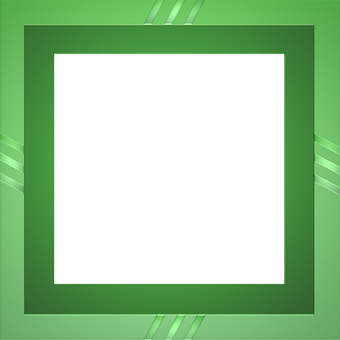 Green Abstract Frame PNG