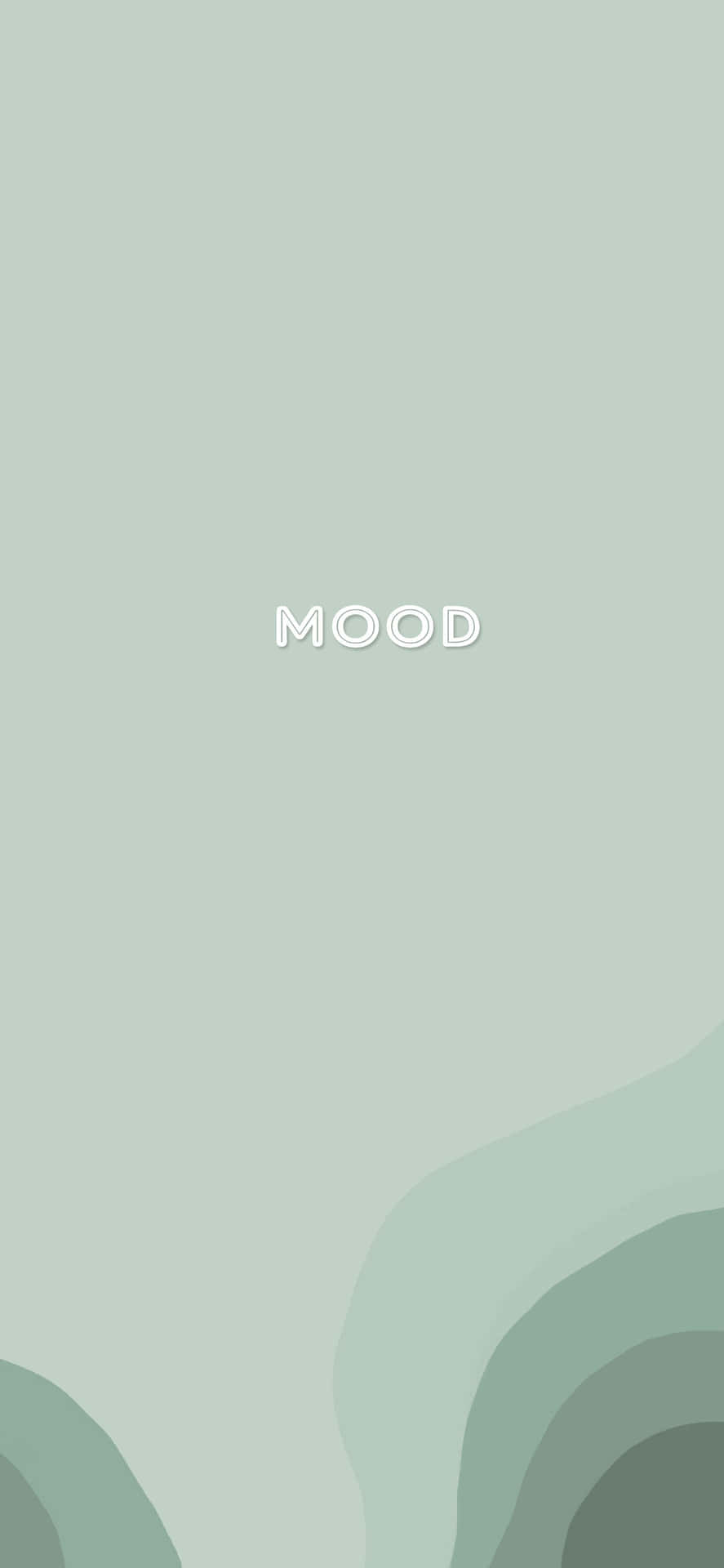 Download Mood - A Green And White Background With The Word Mood ...