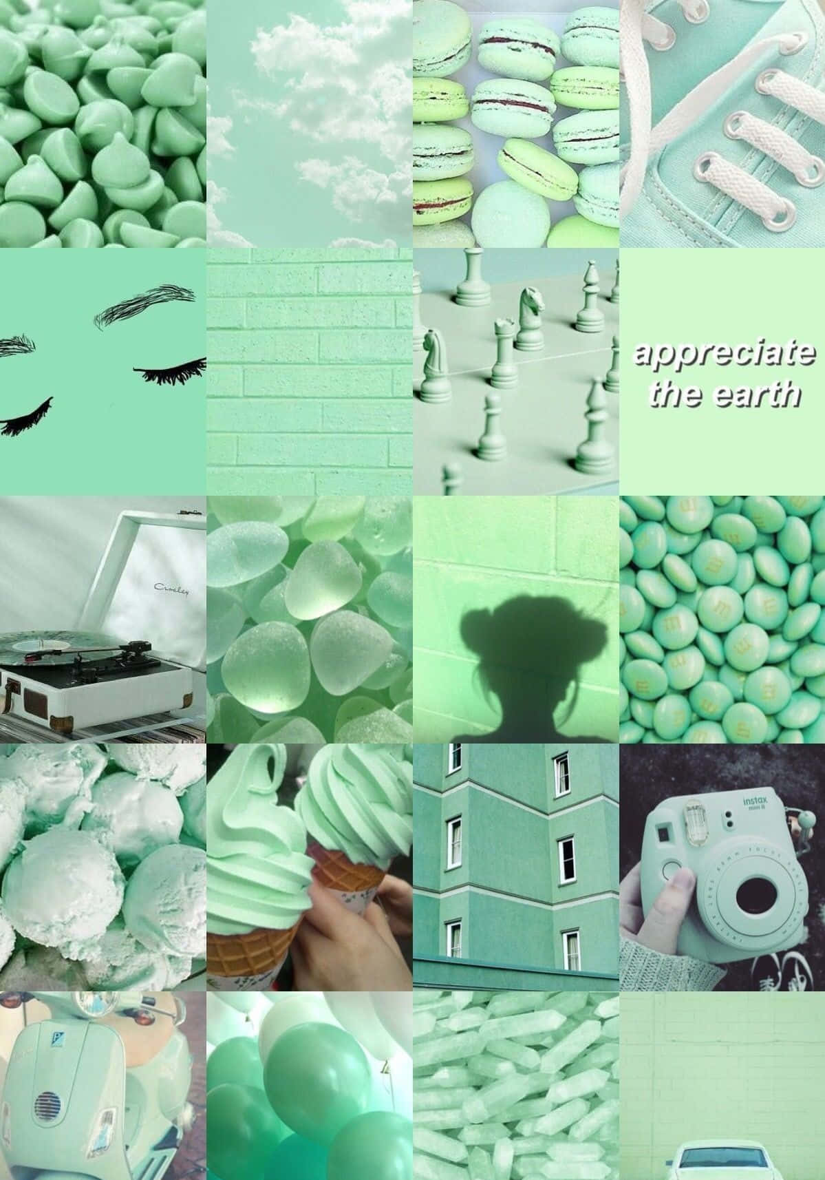 Green Aesthetic Background