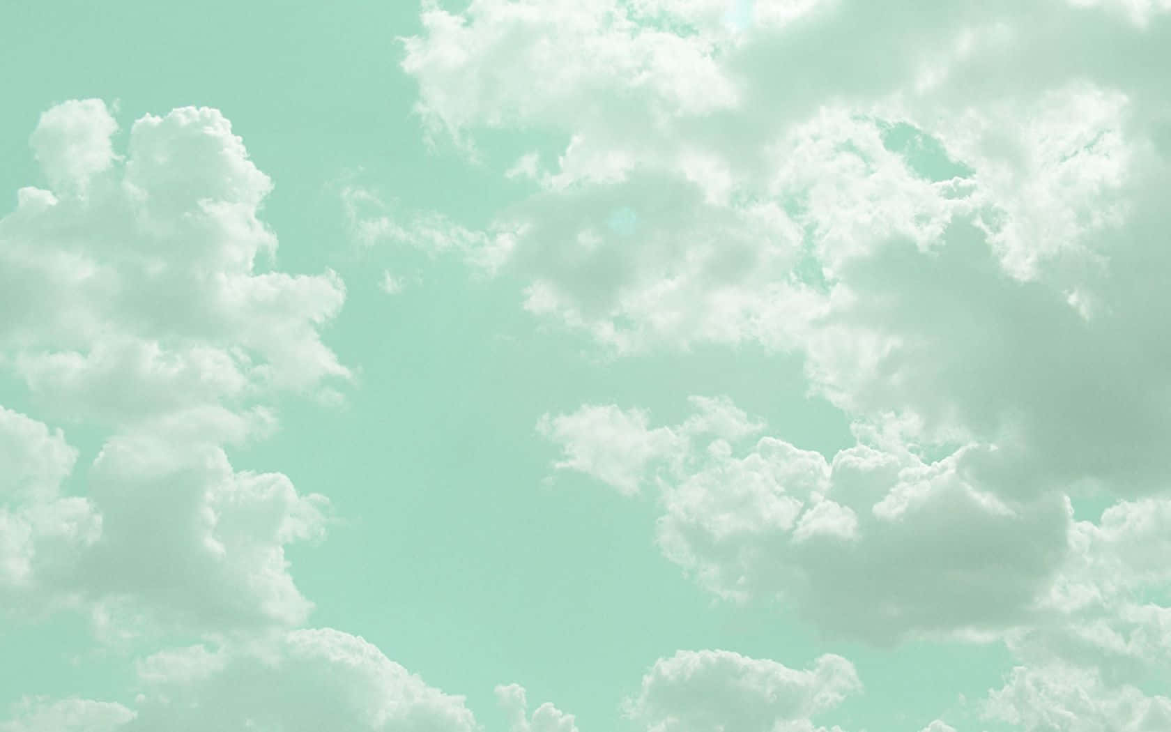 Nubesverdes Estéticas De Escritorio Fondo de pantalla
