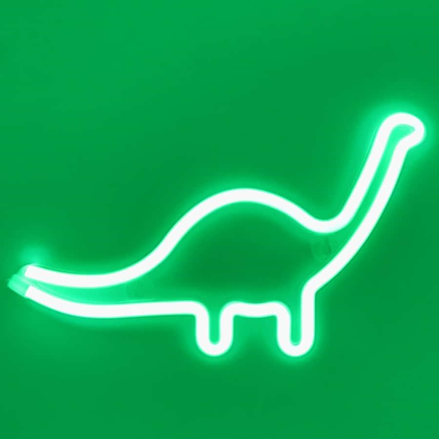 Grünesästhetisches Dinosaurierbild
