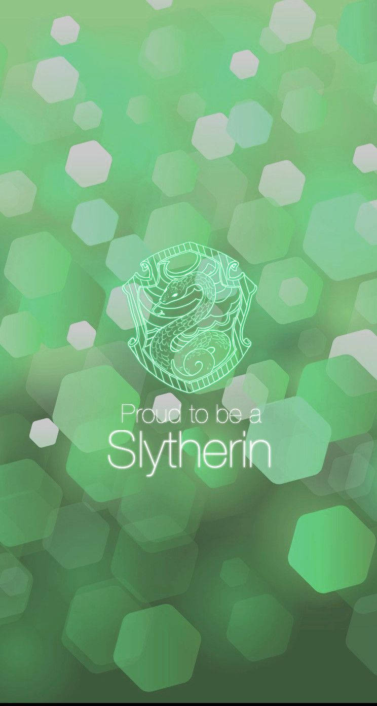 Green Aesthetic Proud Slytherin Wallpaper