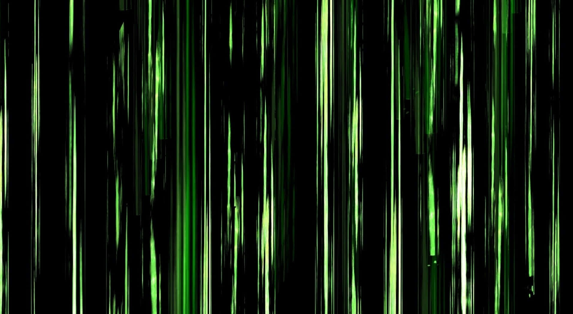 Uneven Line Green And Black Background