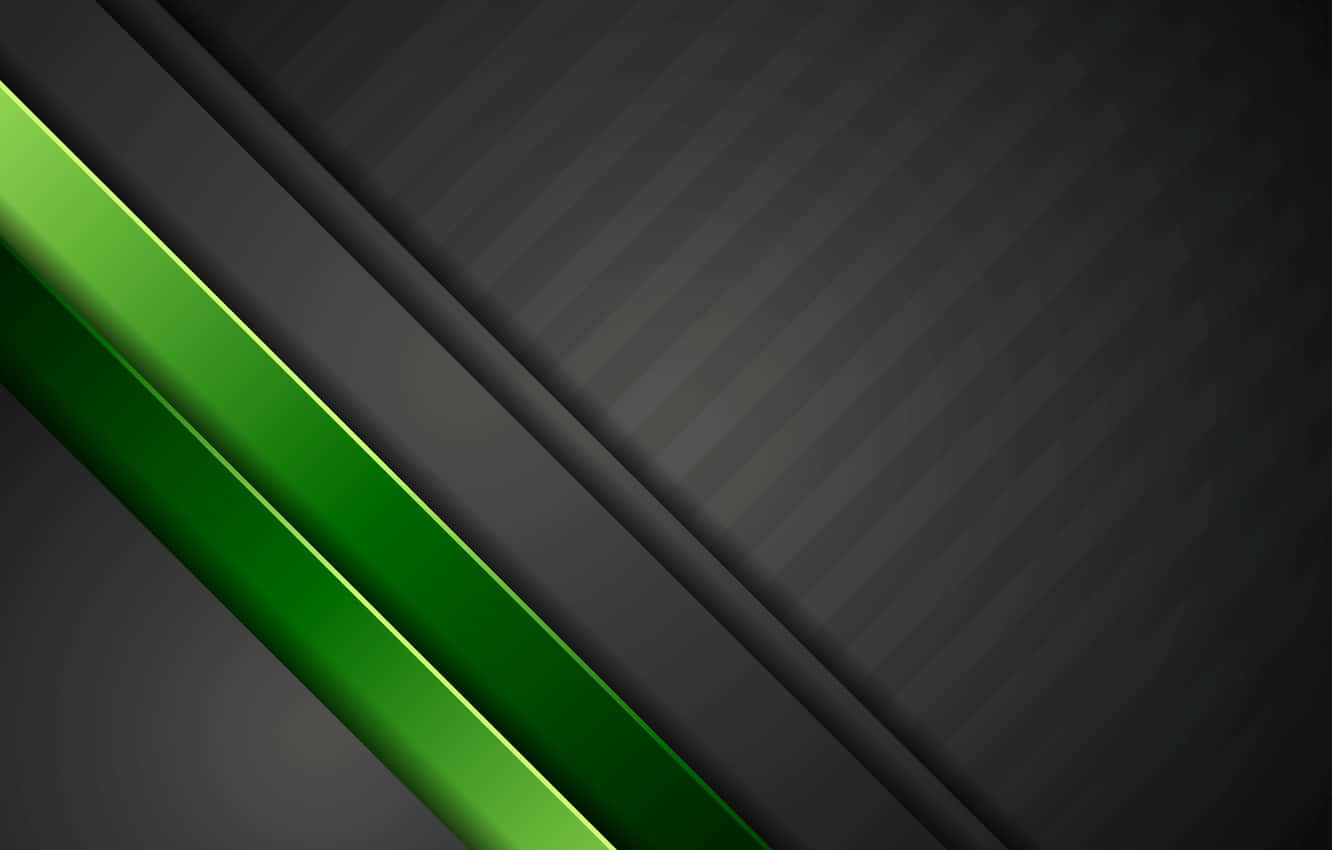 Vector Green And Black Background