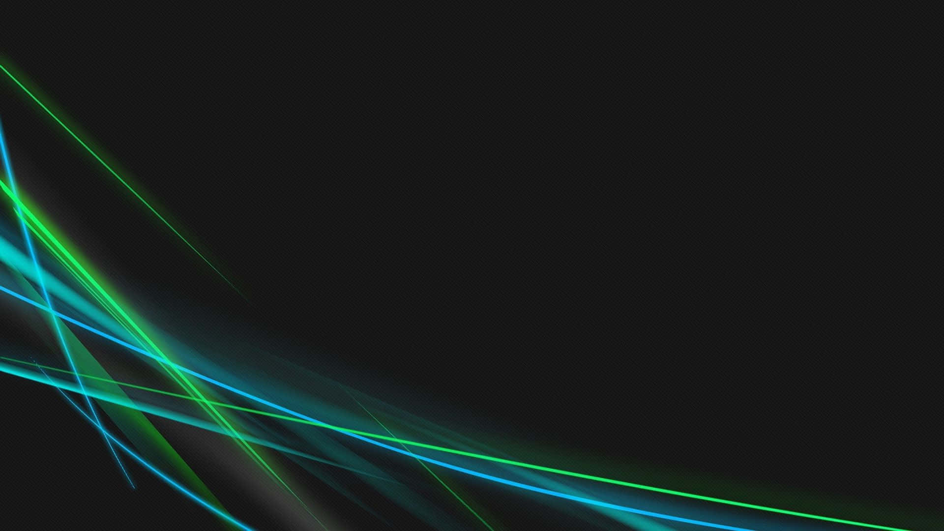 Green And Black Background With Blue Line