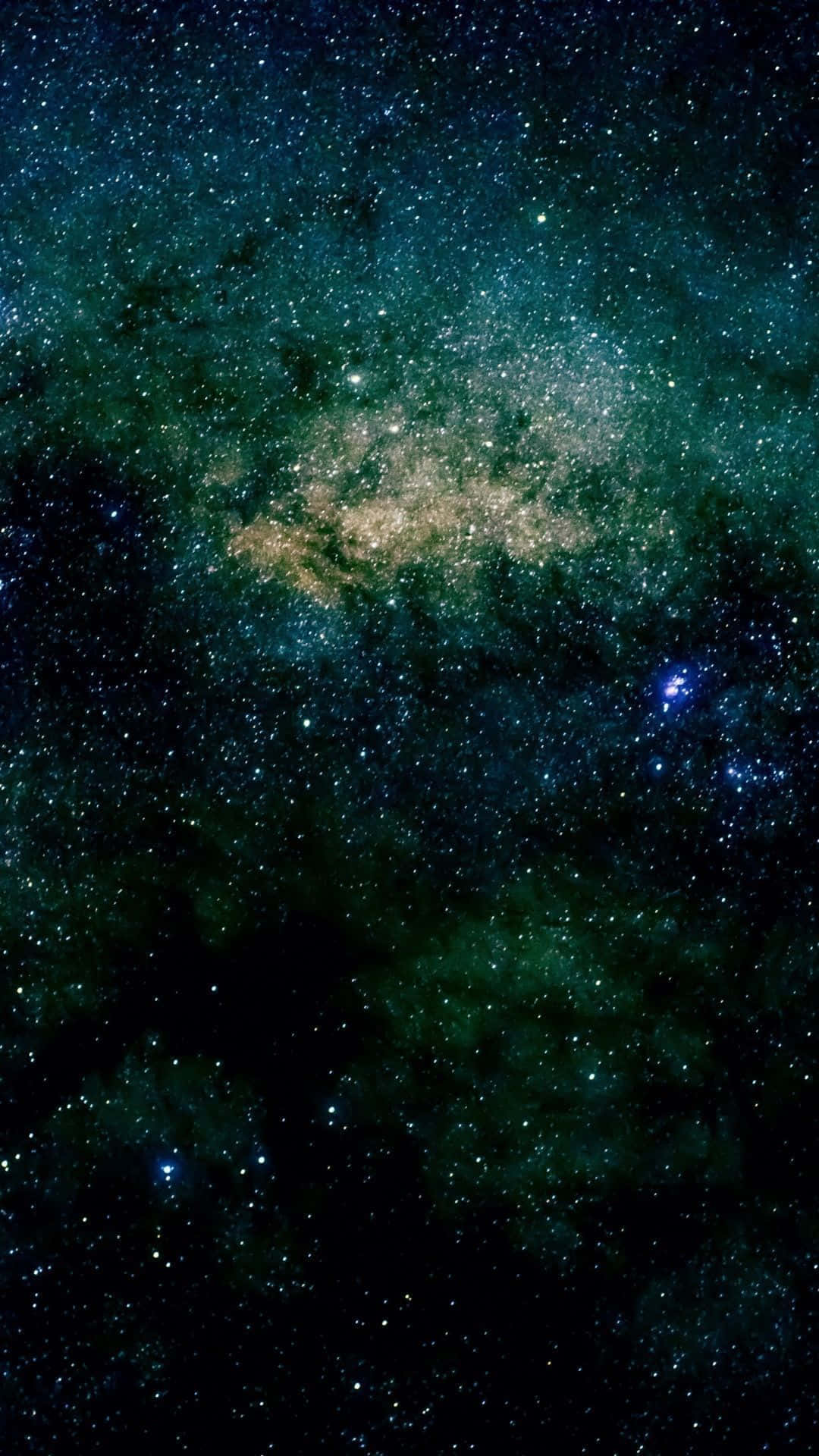 "Exploring the mysteries of the Green and Blue Galaxy" Wallpaper
