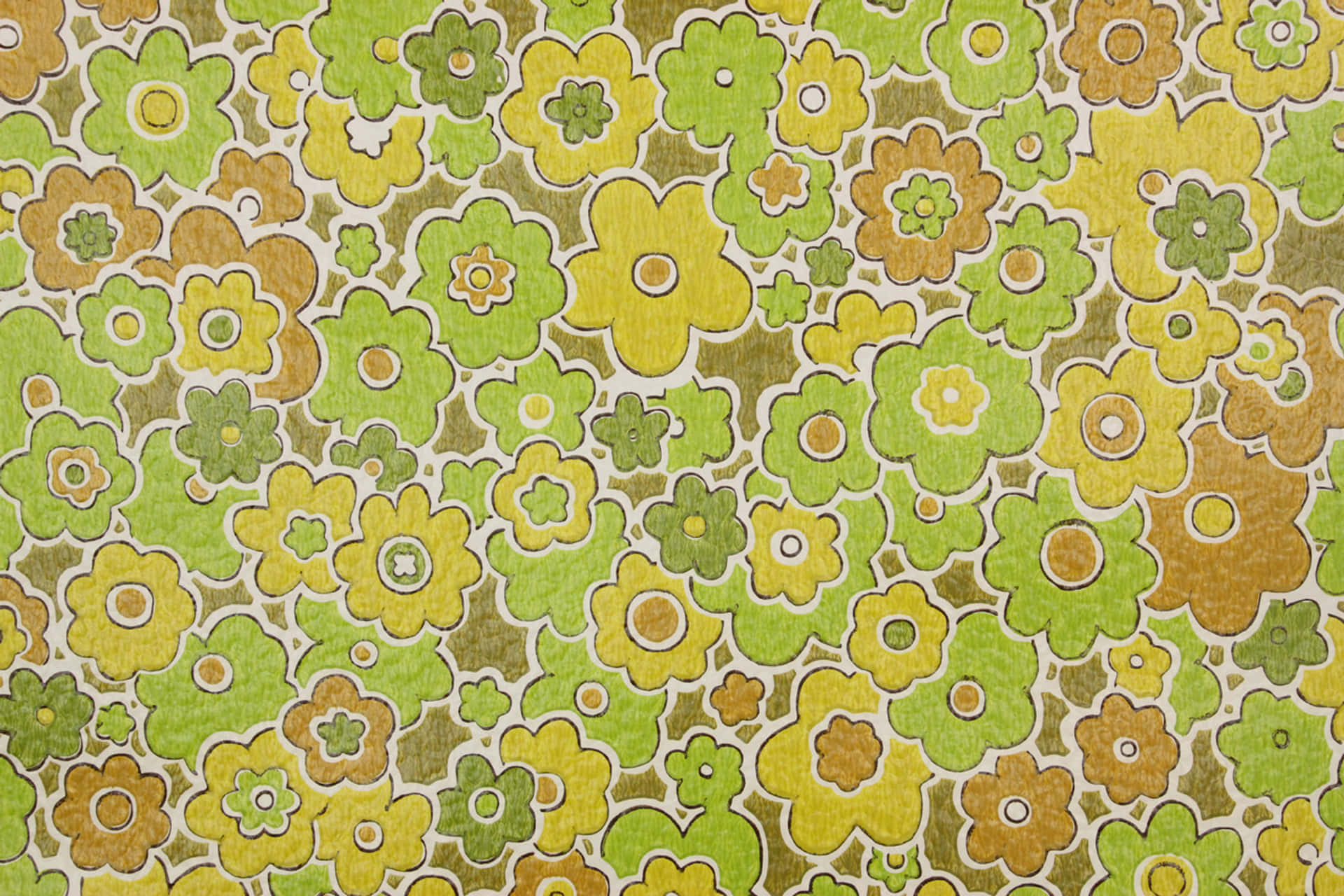 Jordfarvernesskønhed - Grøn Og Brun. Wallpaper