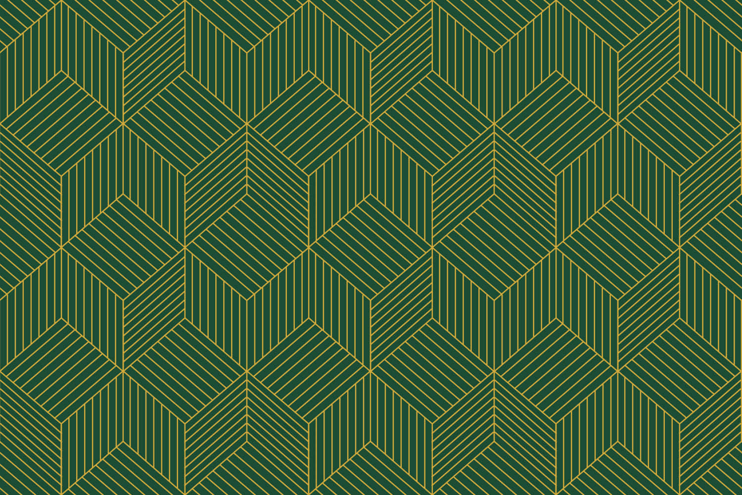 Zara Shimmer Metallic Geometric wallpaper in emerald & gold | I Love  Wallpaper