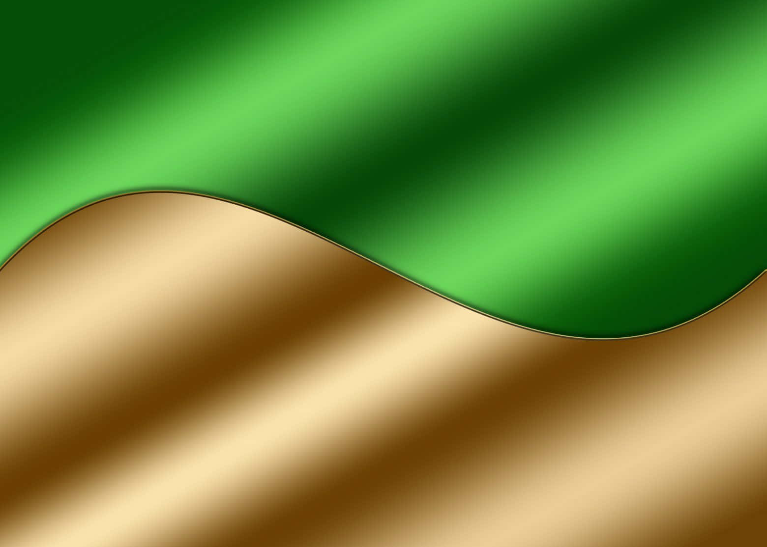 Green And Gold Background 1560 X 1114
